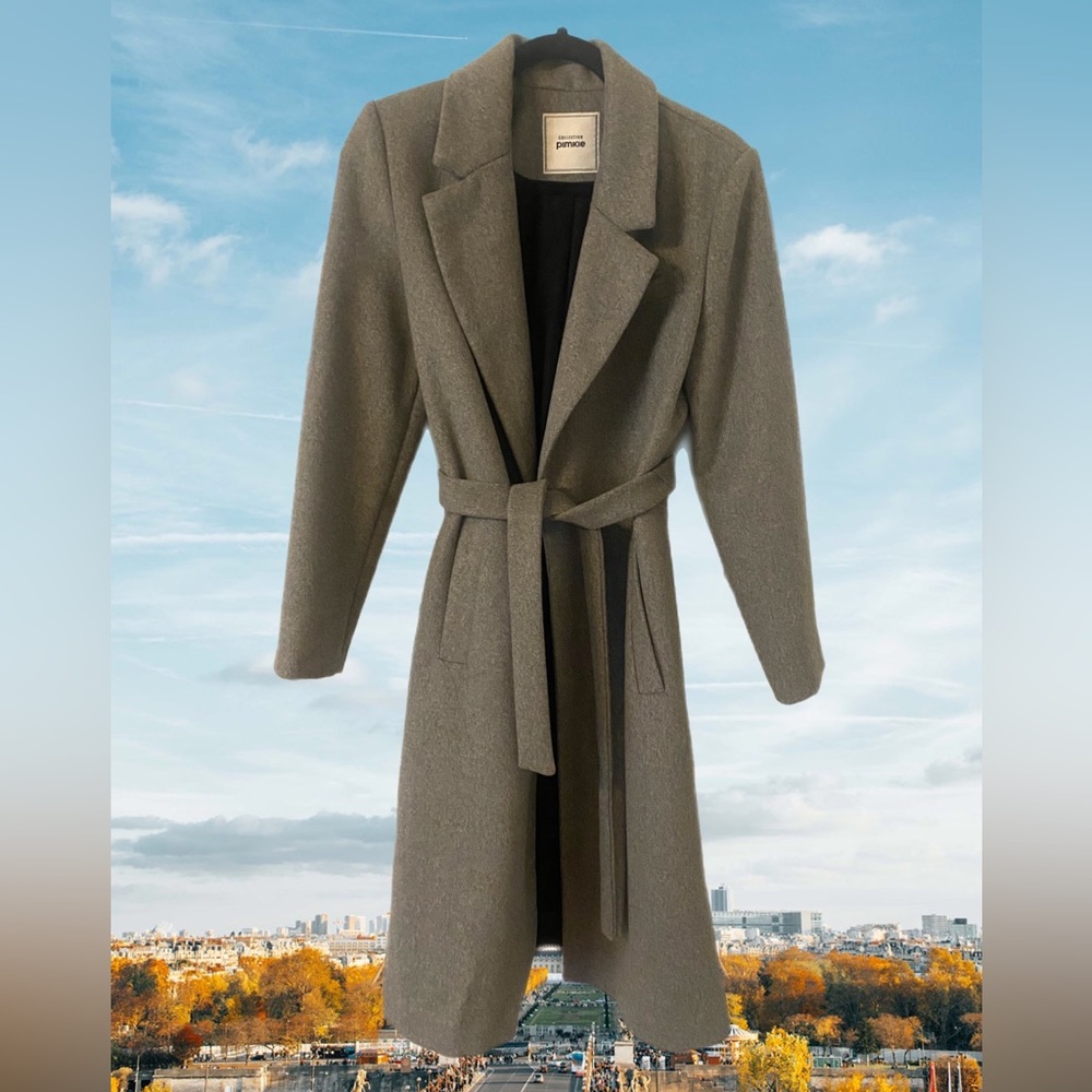 Grey Pea Coat